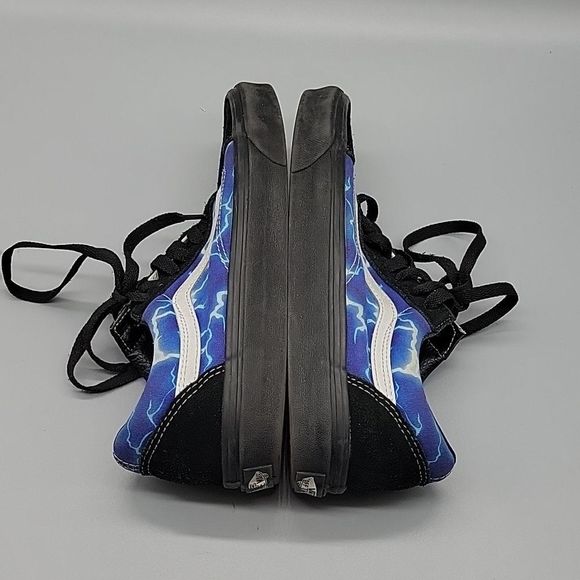 Vans Old Skool Lightning Blue Sneakers - Picture 6 of 9